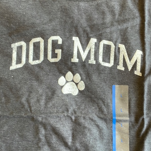 Modern Lux Dog Mom Heather Gray T Shirt - Picture 3 of 8